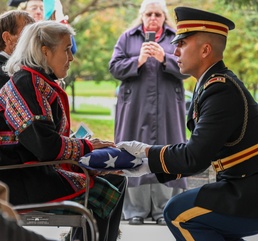NY Army Guard Honor Guard honors Revolutionary War Soldier
