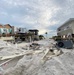 Debris Lines the Shore of Fort Myers Beach