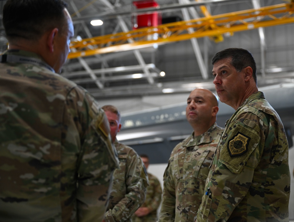 8th AF and JGSOC Commander and Chief visit Ellsworth