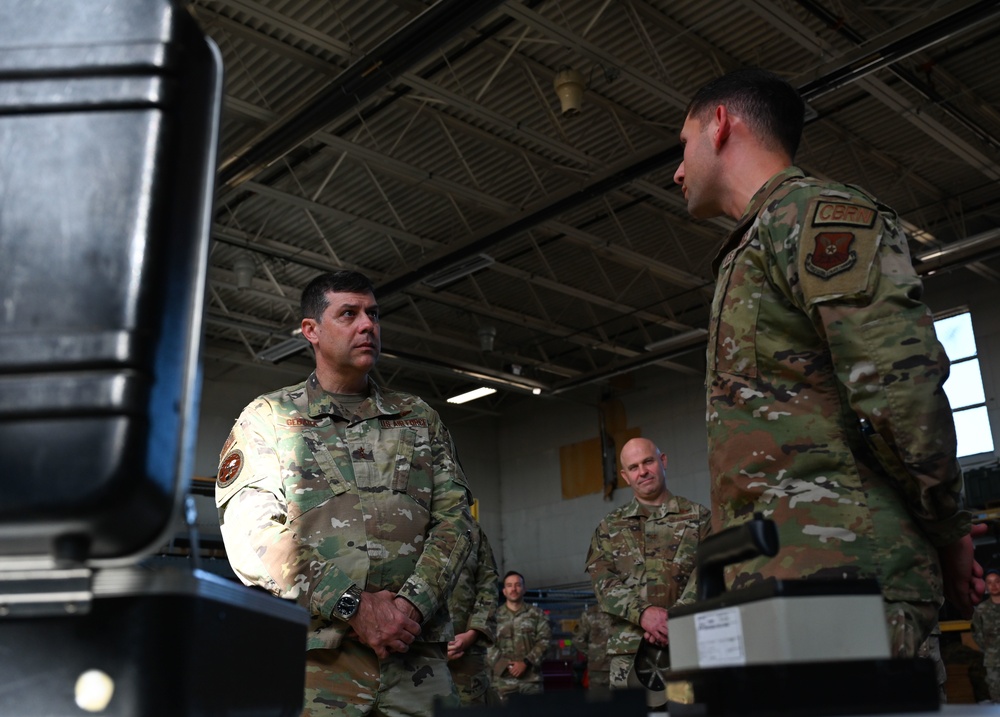 8th AF and JGSOC Commander and Chief visit Ellsworth