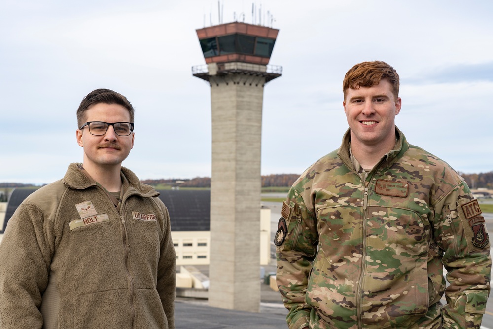 3rd OSS Air Traffic Controllers watch over the sky