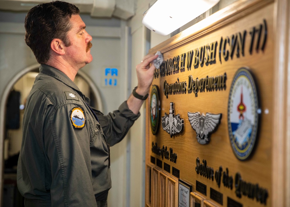 Daily Operations Onboard USS George H.W. Bush (CVN 77)