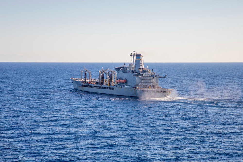 USS George H.W. Bush Vertical Replenishment