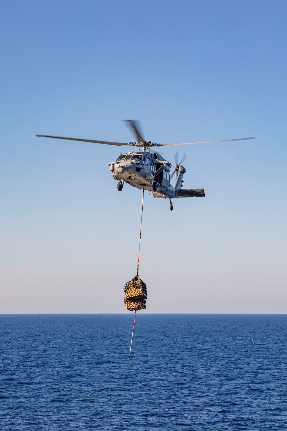 USS George H.W. Bush Vertical Replenishment