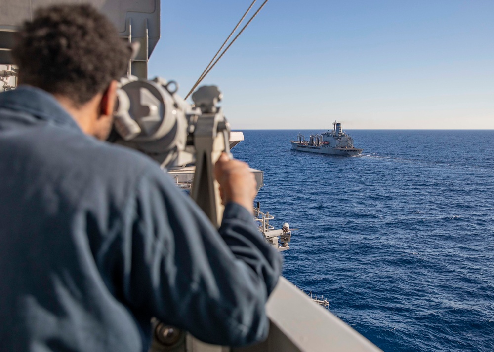 USS George H.W. Bush Vertical Replenishment