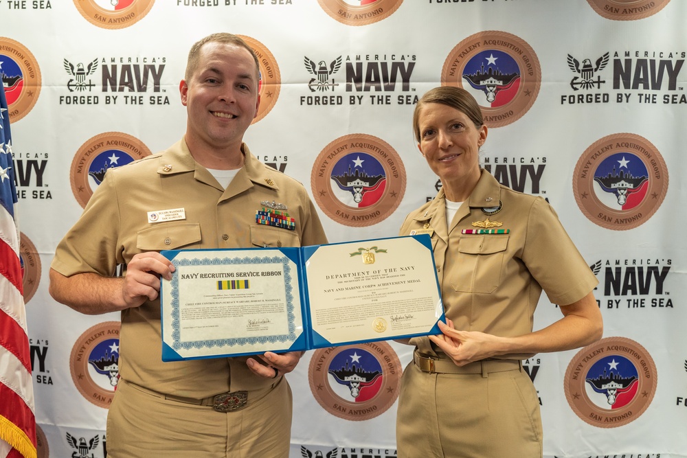 Lufkin Native Recognized for His Exceptional Naval Service