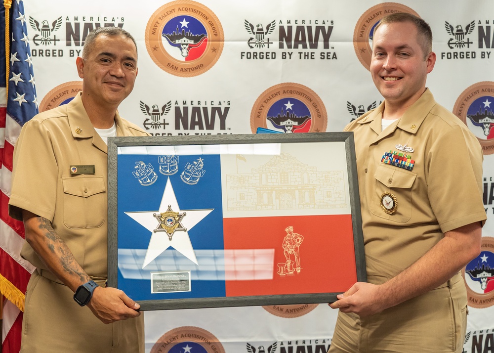 Lufkin Native Recognized for His Exceptional Naval Service