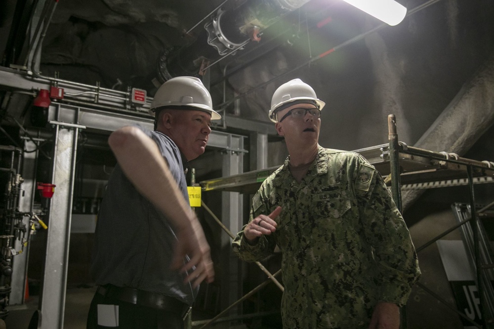Rear Adm. Wade tours Red Hill Bulk Fuel Storage Facility