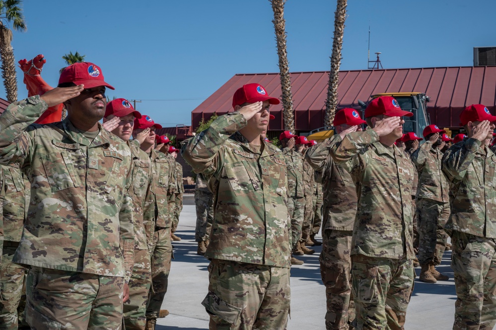 557th Expeditionary RED HORSE Squadron Retreat