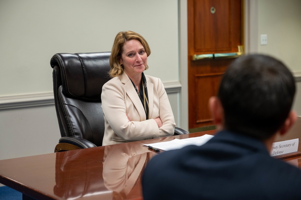 Deputy Secretary Hicks Hosts Yale Fellows