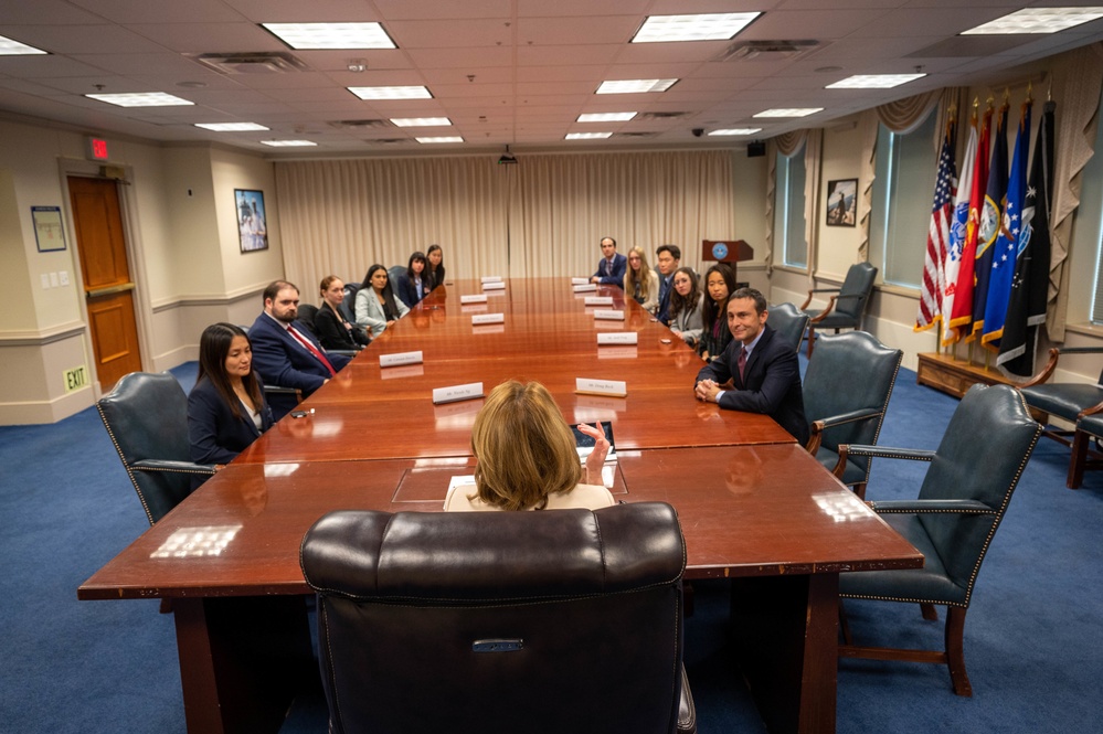 Deputy Secretary Hicks Hosts Yale Fellows