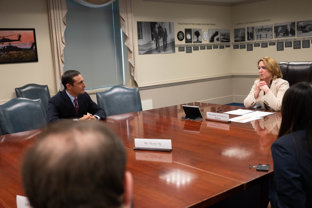 Deputy Secretary Hicks Hosts Yale Fellows