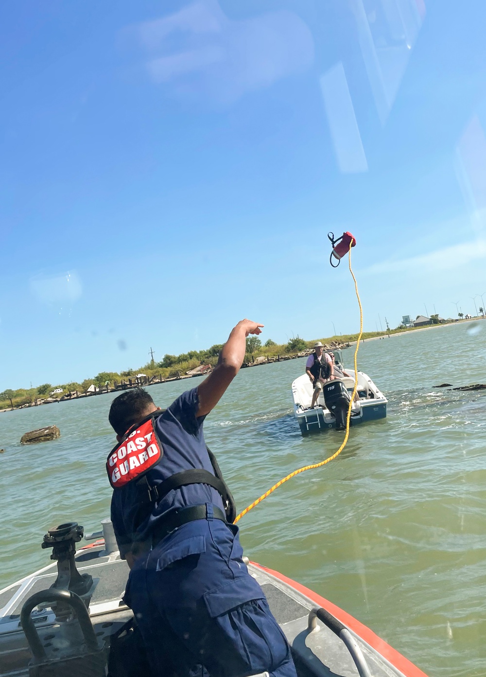 Dvids Images Coast Guard Rescues 2 From Vessel Taking On Water Near