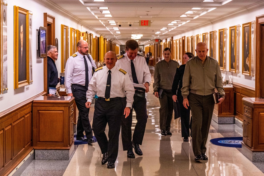 CNO, Commandant, and First Sea Lord meet for Strategic Dialogue on Delivering Combined Seapower