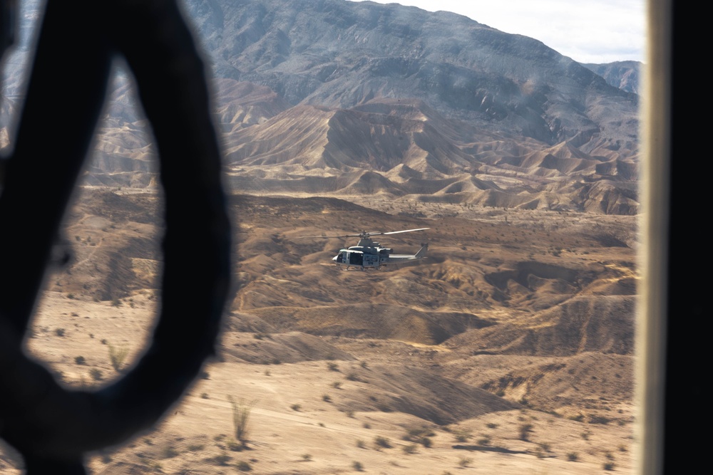 HMLAT-303 Marines provide external lift capabilities to local wildlife agencies