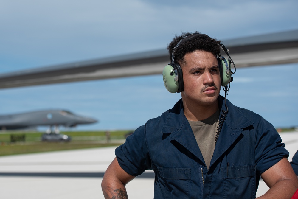 B-1B Lancers arrive at Andersen AFB for Bomber Task Force