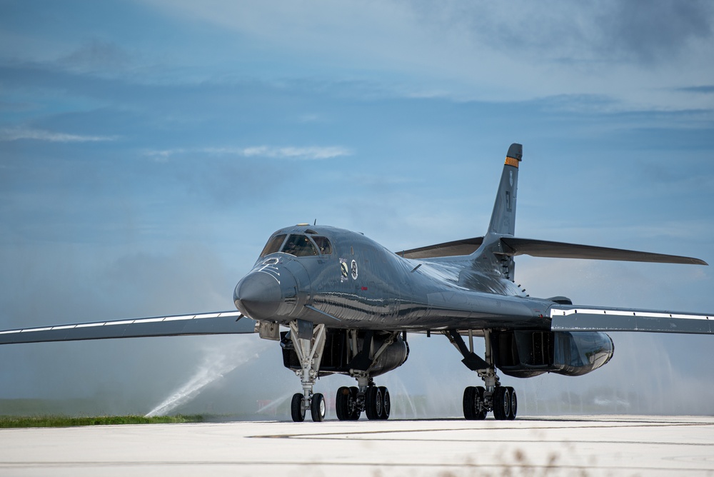 B-1B Lancers arrive at Andersen AFB for Bomber Task Force