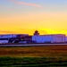 Dusk scenes at Sparta-Fort McCoy Airport at Fort McCoy