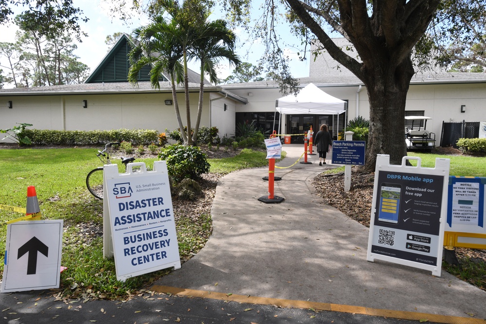 A Disaster Recovery Center is Set Up to Assist Residents Impacted by Hurricane Ian