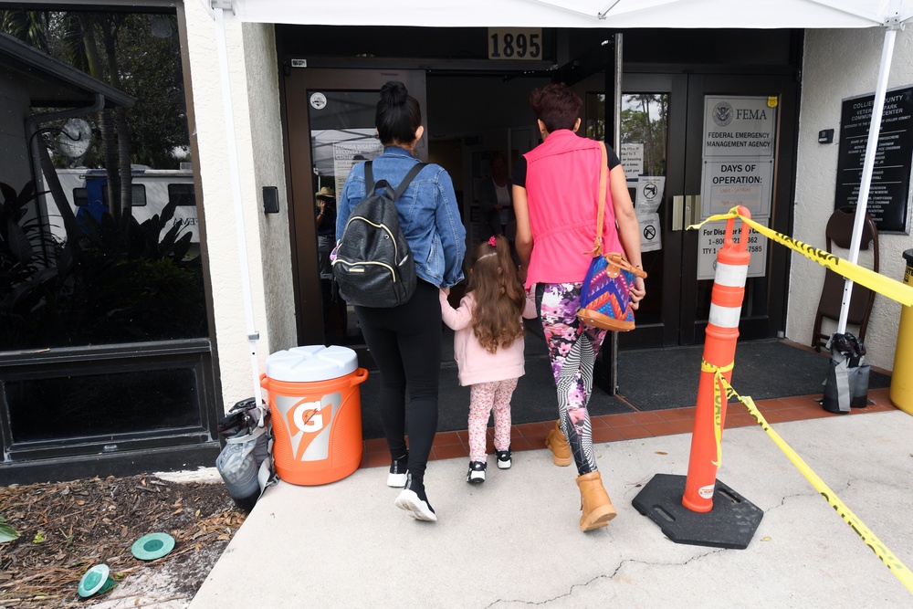 A Disaster Recovery Center is Set Up to Assist Residents Impacted by Hurricane Ian