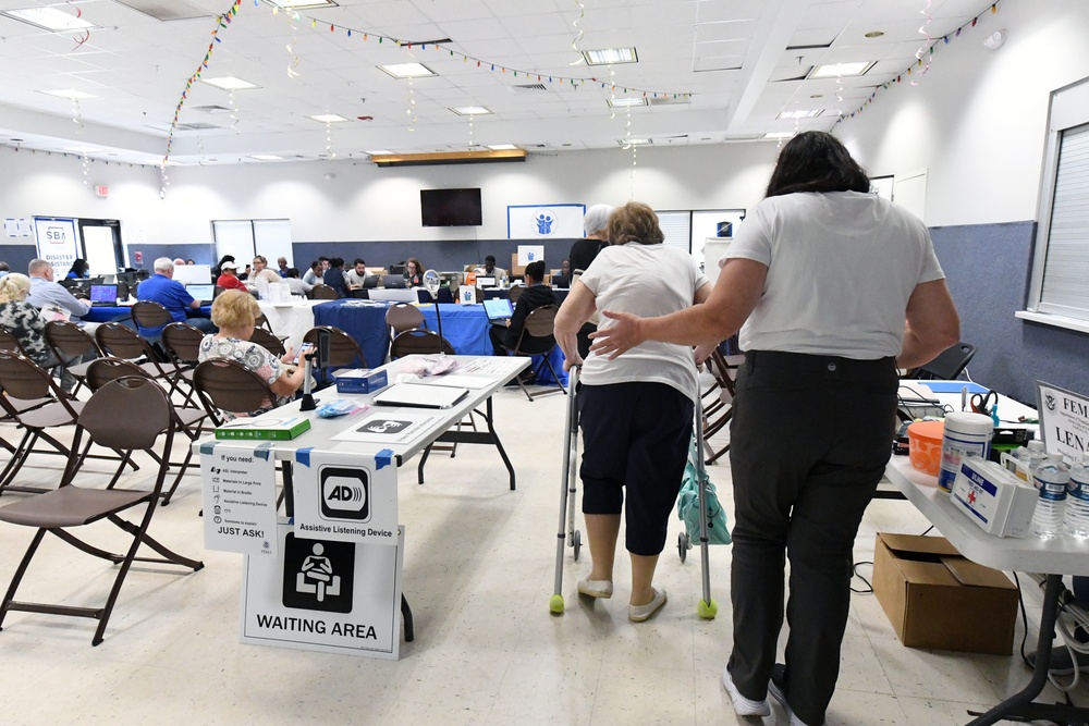 A Disaster Recovery Center is Set Up to Assist Residents Impacted by Hurricane Ian