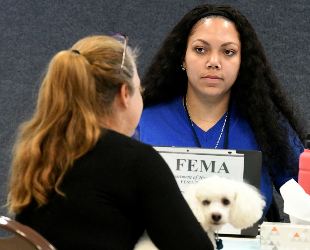 A Disaster Recovery Center is Set Up to Assist Residents Impacted by Hurricane Ian