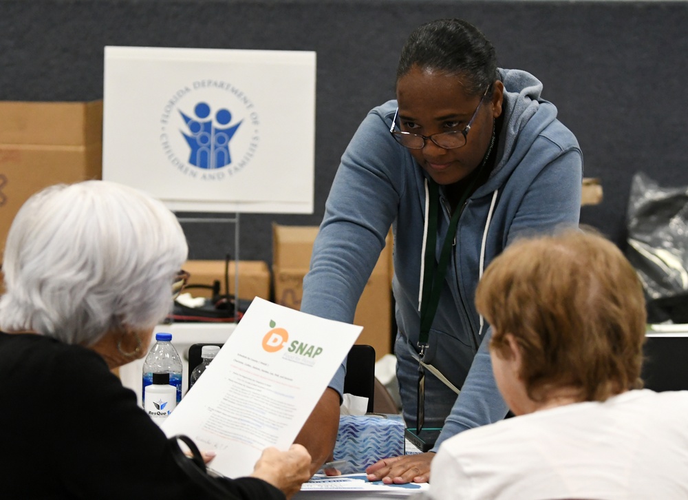 A Disaster Recovery Center is Set Up to Assist Residents Impacted by Hurricane Ian