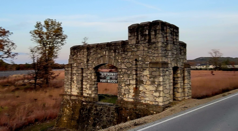 Old Stone Gates on Fort McCoy's South Post