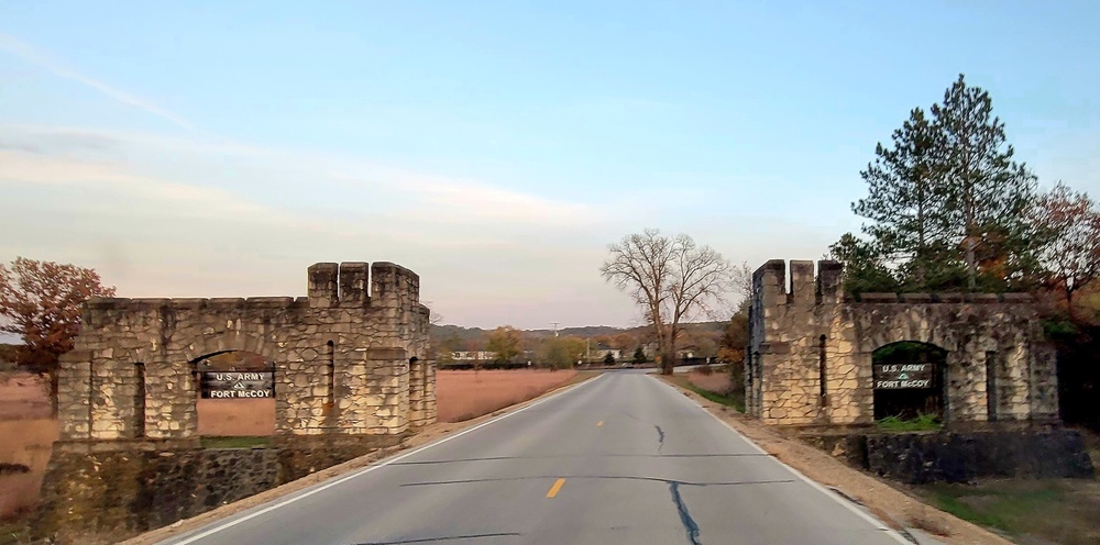 Old Stone Gates on Fort McCoy's South Post