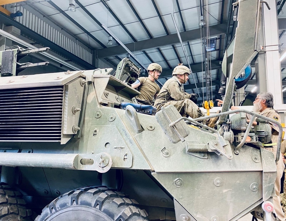 Air Defenders get hands on maintenance training with their new M-SHORADS