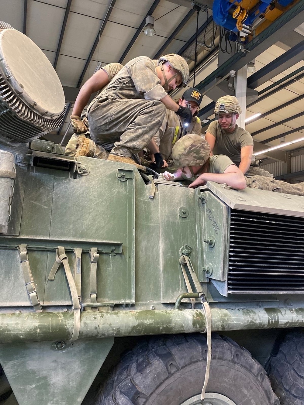 Air Defenders get hands on maintenance training with their new M-SHORADS