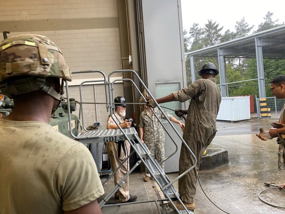 Air Defenders get hands on maintenance training with their new M-SHORADS