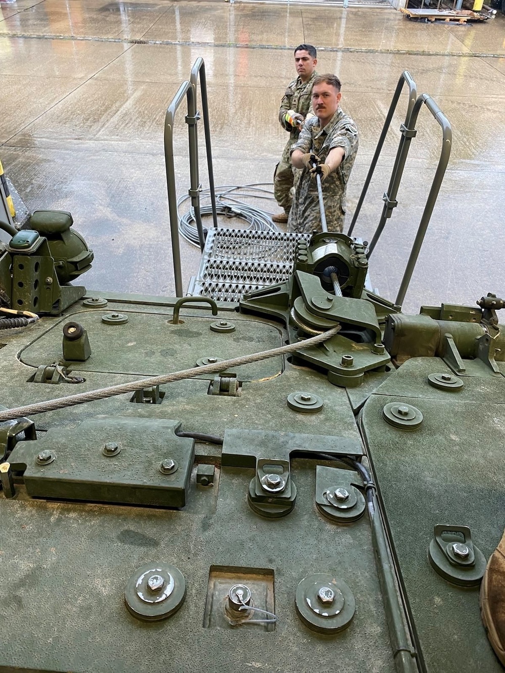 Air Defenders get hands on maintenance training with their new M-SHORADS