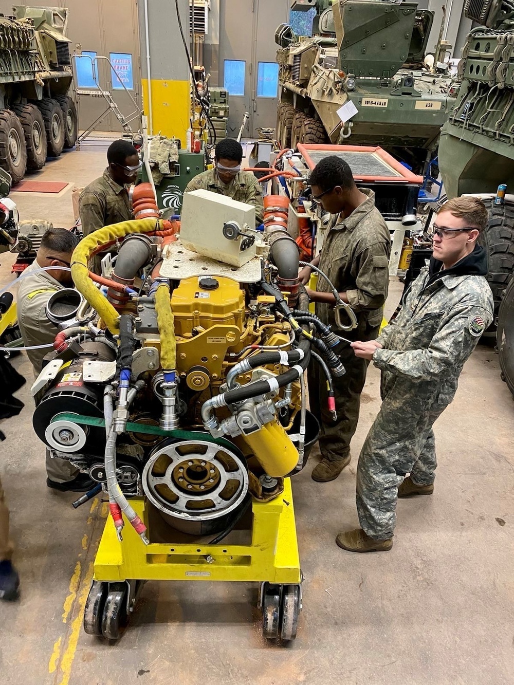 Air Defenders get hands on maintenance training with their new M-SHORADS