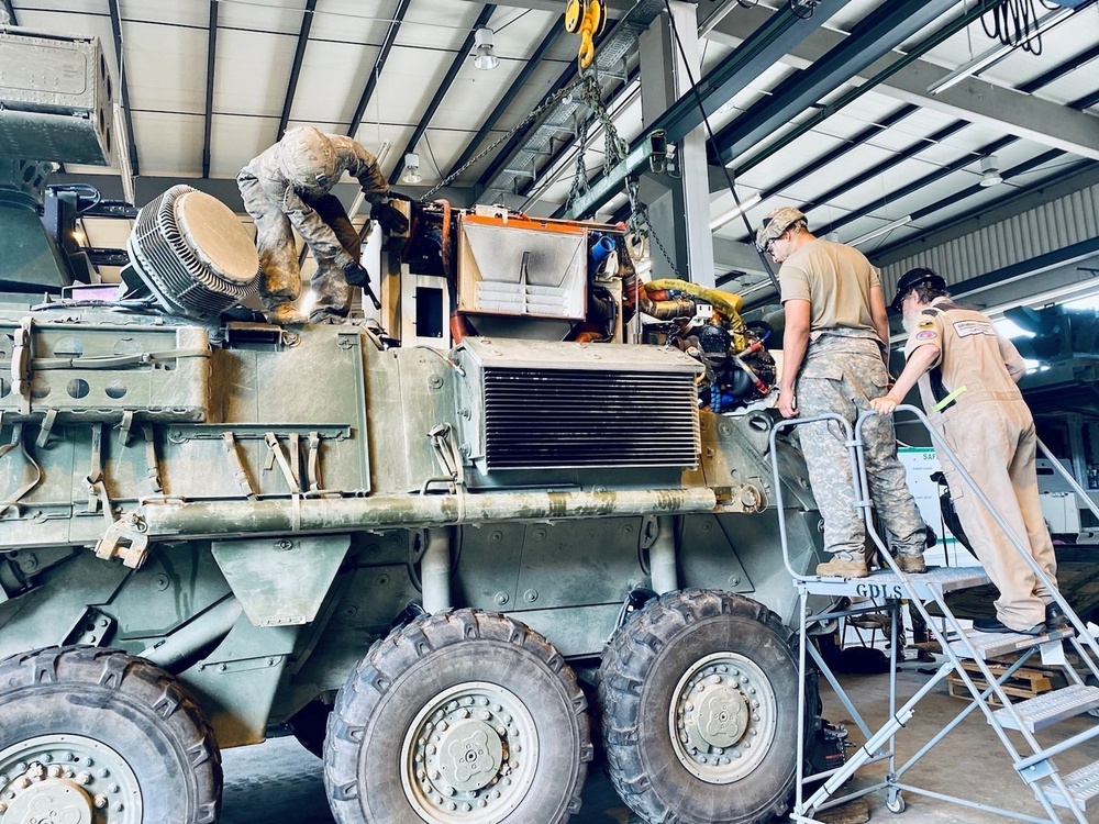 Air Defenders get hands on maintenance training with their new M-SHORADS