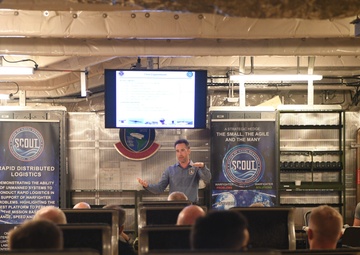 4th Fleet Reserve Commander Visits USNS Burlington for FLEX