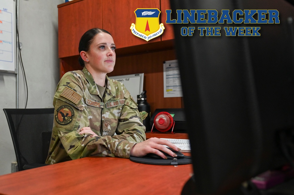 Linebacker of the week: SSgt Jordan Tschoepe