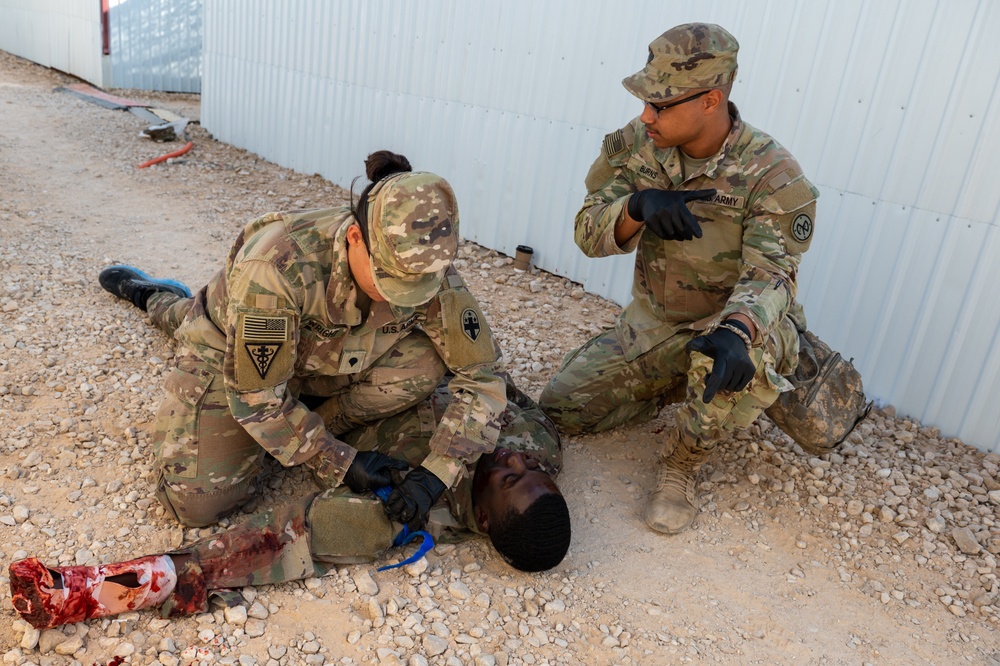 PSAB Soldiers Exercise Tactical Combat Casualty Care