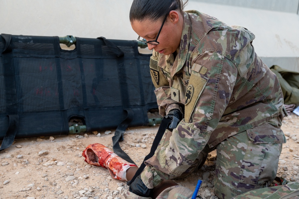 PSAB Soldiers Exercise Tactical Combat Casualty Care