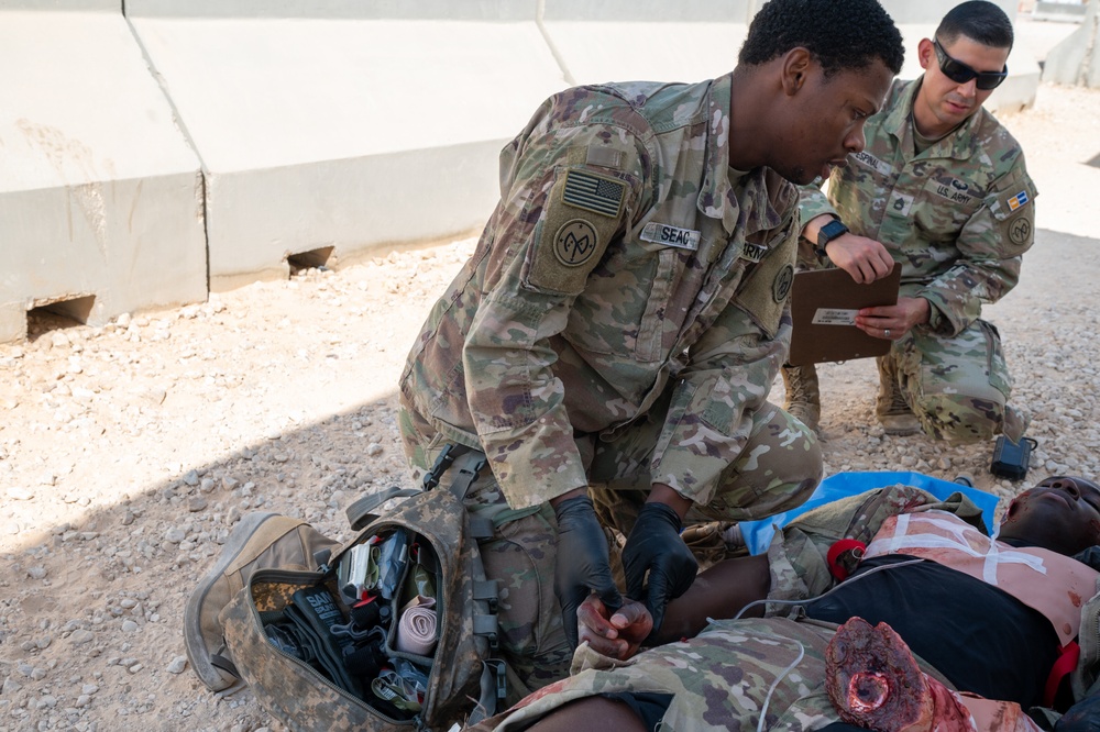 PSAB Soldiers Exercise Tactical Combat Casualty Care