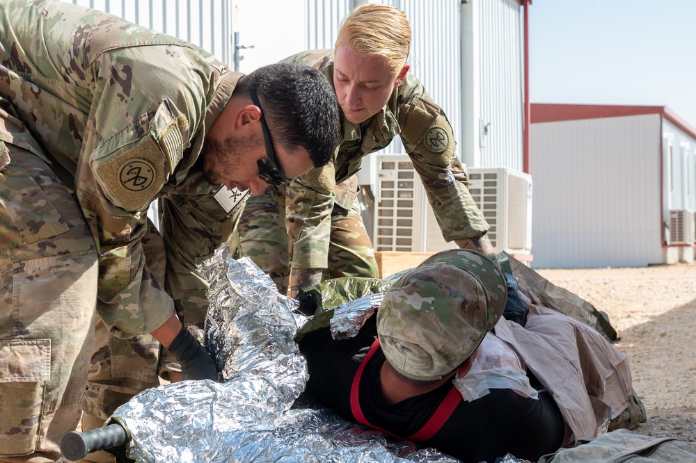 PSAB Soldiers Exercise Tactical Combat Casualty Care