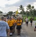 Guam Chief Selectees PT at Flag Circle