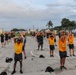 Guam Chief Selectees PT at Flag Circle