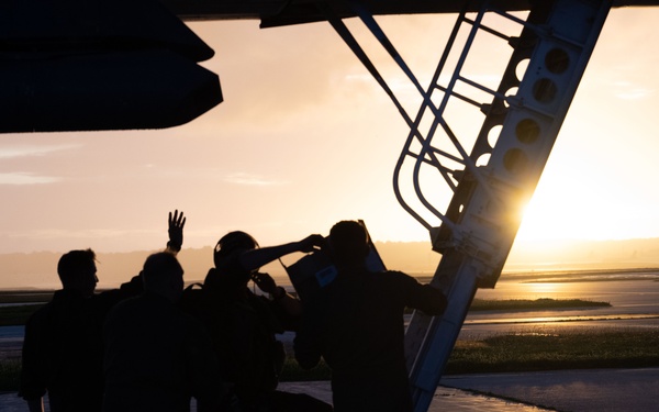 28th Bomb Wing B-1B Lancers arrive at Andersen Air Force Base