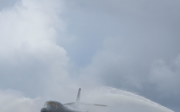 28th Bomb Wing B-1B Lancers arrive at Andersen Air Force Base