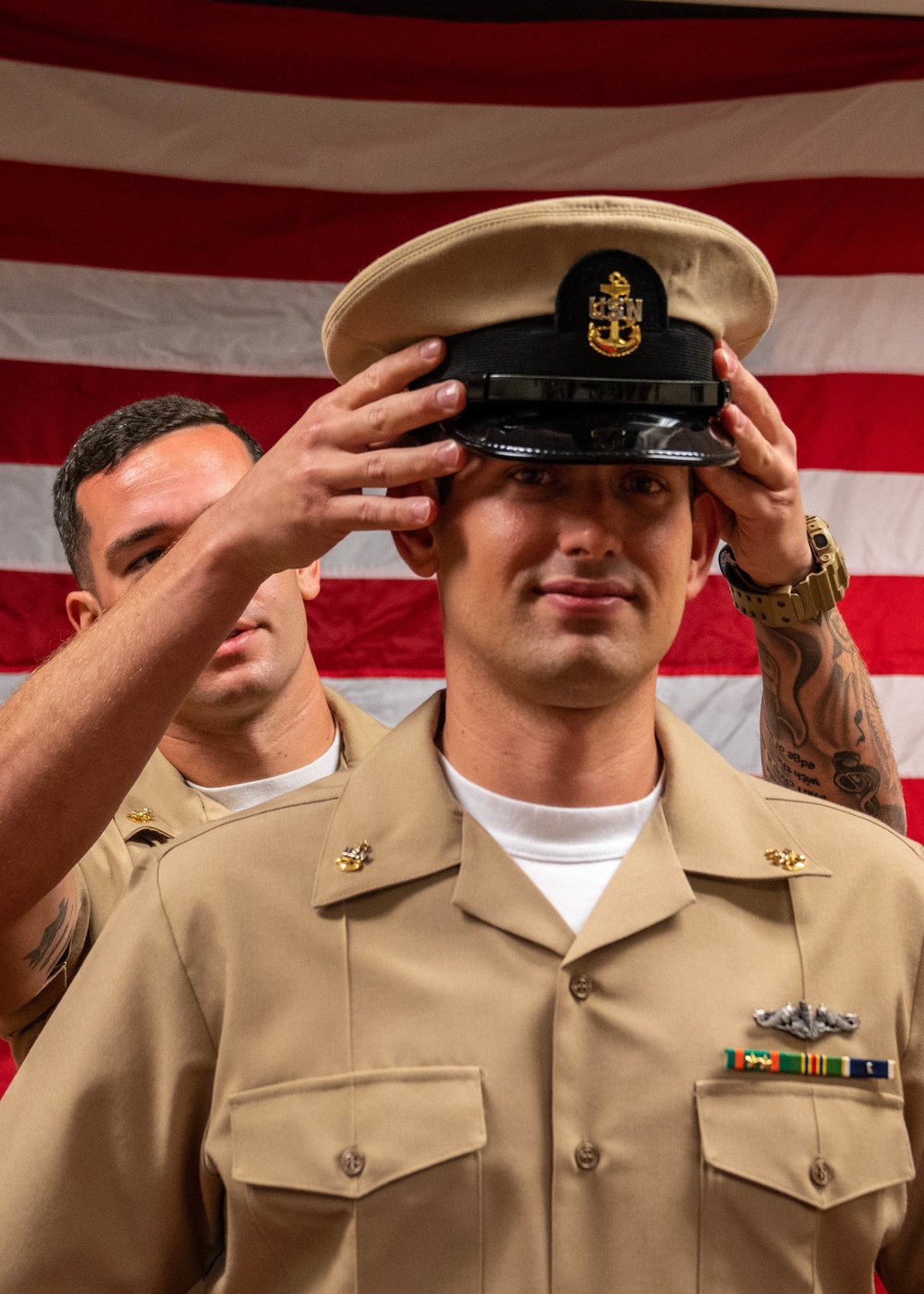 Chief ceremony at Commander, Submarine Squadron 15