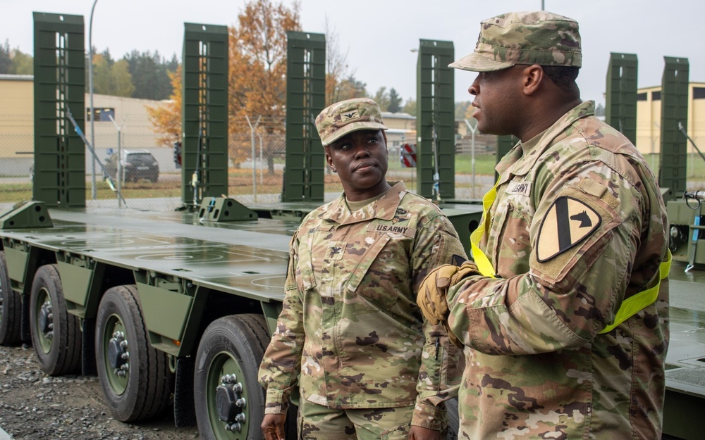 405th AFSB commander conducts visit to ECHA site at Grafenwoehr Training Area