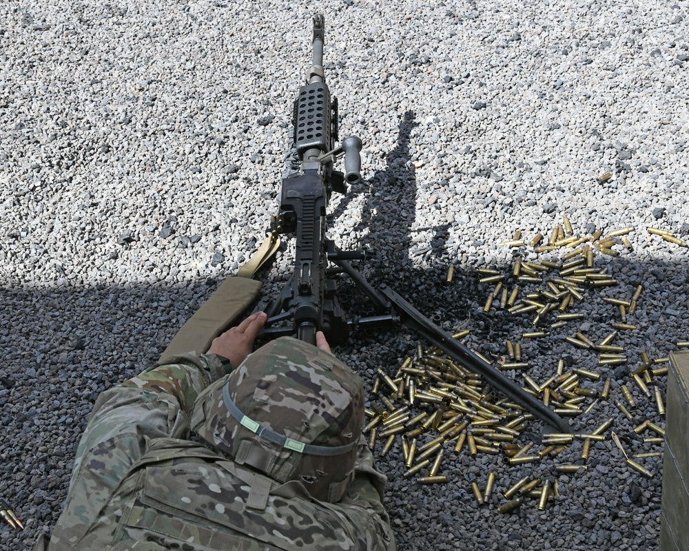 Shoot M240 machine gun on Baumholder Conquerors Park Range