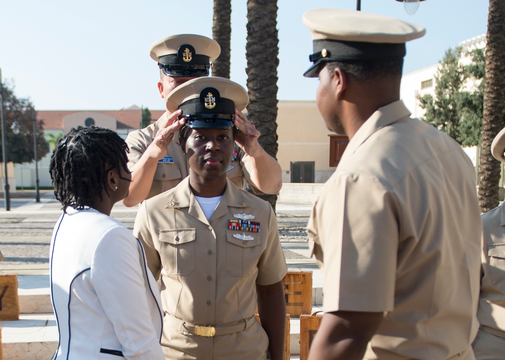 NAS Sigonella Chief Pinning Ceremony