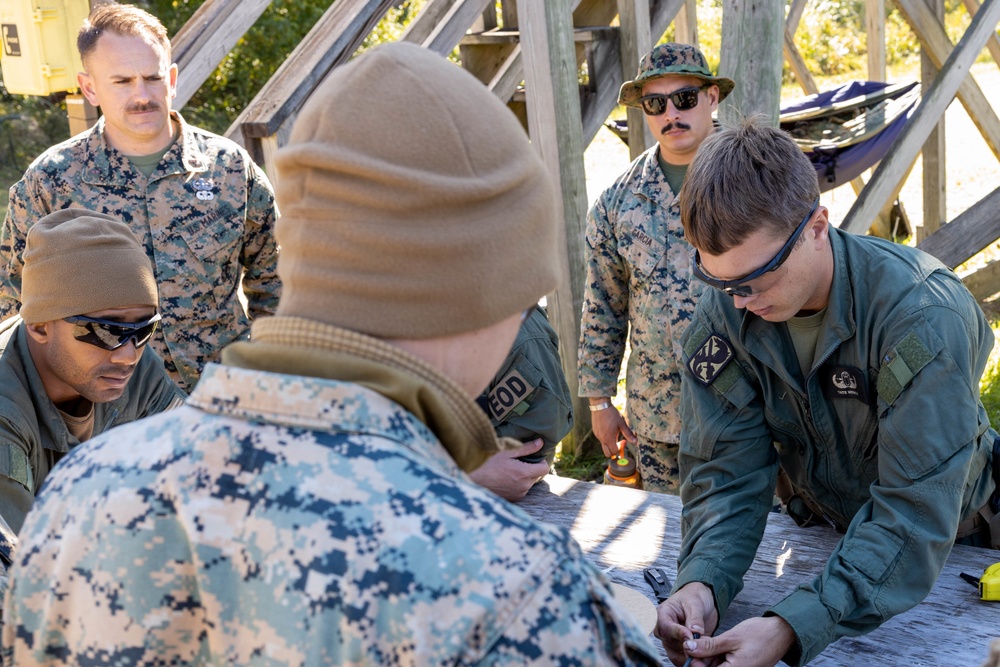 Combat Logistics Battalion 24 conducts explosive ordnance disposal demolition range